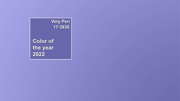 Color of the Year 2022 Very Peri, minimalism concept. - Photo, Image