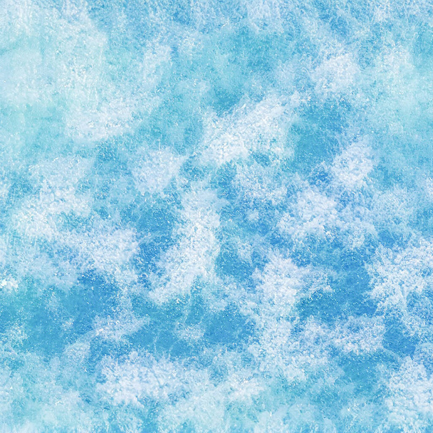 abstract winter background, ice and snowflakes - Photo, Image