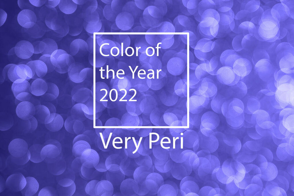 Kleur van het jaar 2022 achtergrond. Lavendel nieuwe trend kleur op witte achtergrond.  - Foto, afbeelding