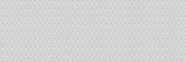 ナチュラルフランスグレーのリネンの質感の境界線の背景。Ecru亜麻繊維シームレスエッジパターン。オーガニック糸は、織物リボントリムバナーを閉じます。素朴な農家の布のキャンバスエッジ - 写真・画像