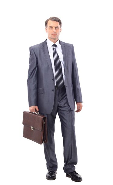 Full-length portrait of stylish businessman - Foto, imagen
