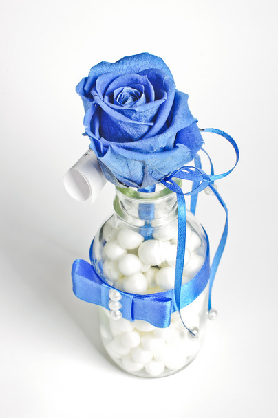 Блакитна троянда подарунок
 - Фото, зображення