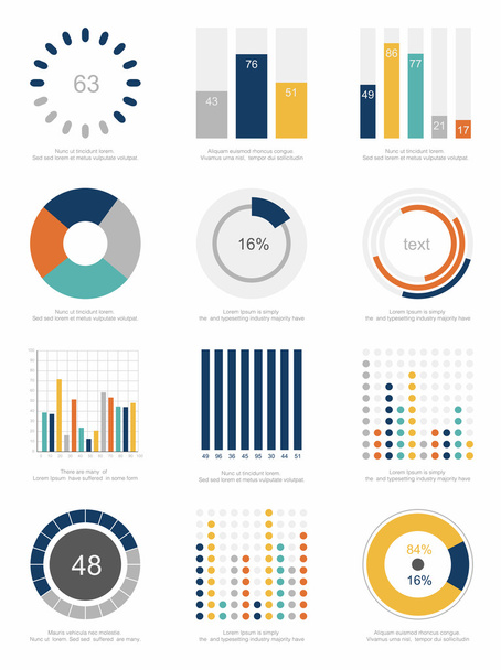 Infographics elements - Vector, afbeelding