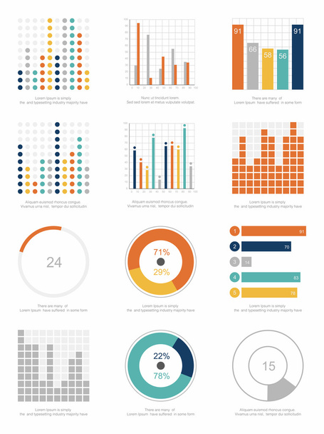 Infographics elements - Vektor, Bild
