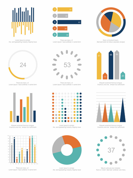 Infographics elements - Vektori, kuva