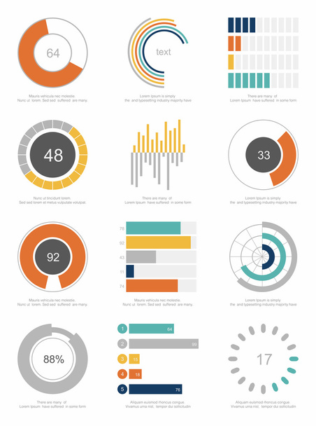 Infographics elements - Vector, afbeelding