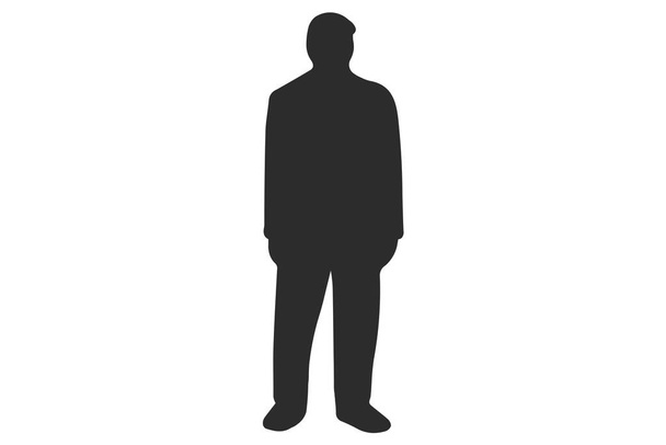 Creative symbol of a man standing - Фото, зображення