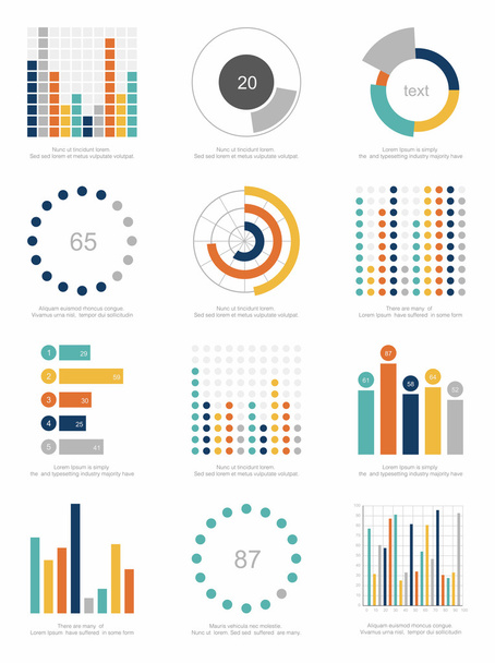 Infographics elements - Vektor, kép
