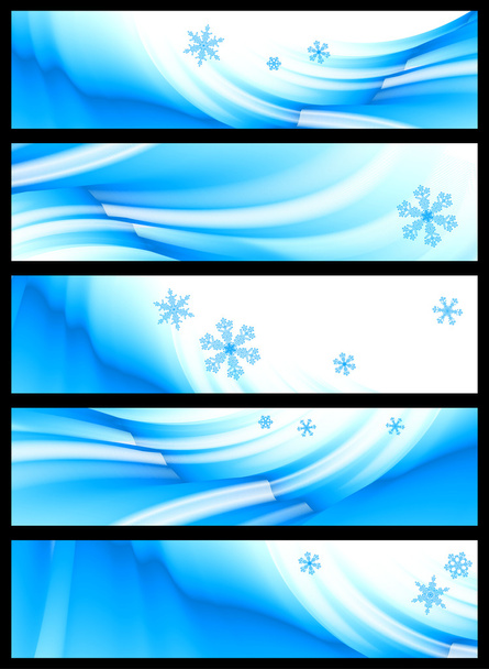 Winter banner, vector - Вектор,изображение