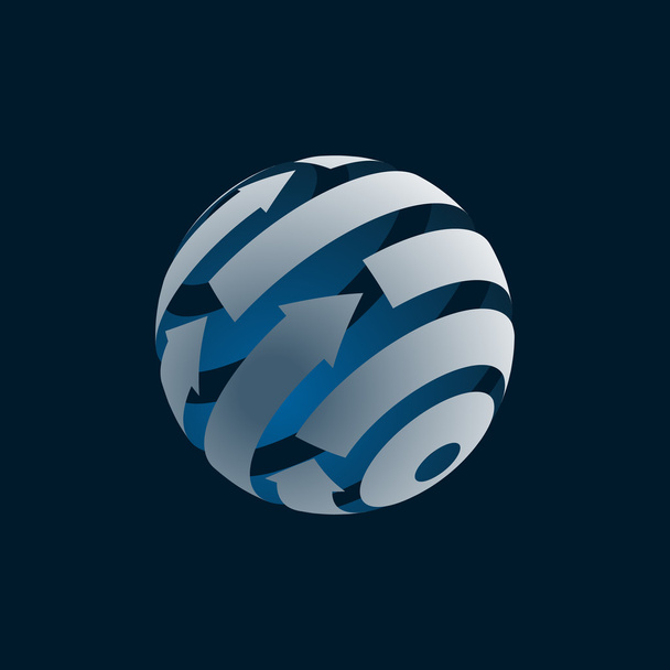 Абстрактный глобус
 - Вектор,изображение