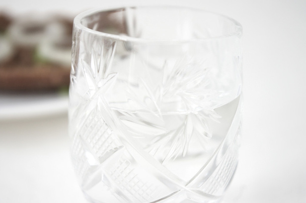Kristallilasi juoman kanssa
 - Valokuva, kuva