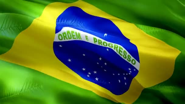Brasilian lippu Lähikuva 1080p Full HD 1920X1080 videomateriaali vilkuttaa tuulessa. National 3d Brasilian lippu heiluttaa. Merkki Brasilian saumaton silmukka animaatio. Brasilian lippu HD-resoluutio Tausta 1080p
 - Materiaali, video