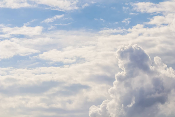 Background of blue sky with white clouds - Fotografie, Obrázek