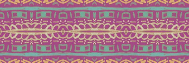 Geometric ethnic print. Grunge navajo ornament. - Photo, Image