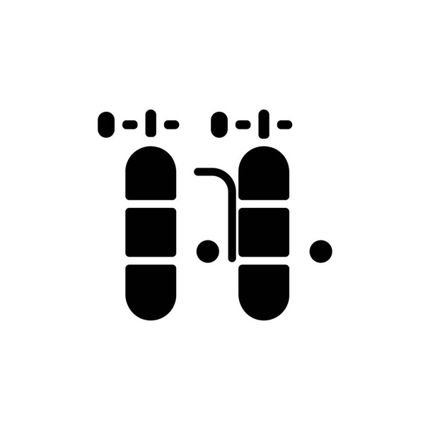 DIVING TANK icon in vector. Logotype - Vector, Image
