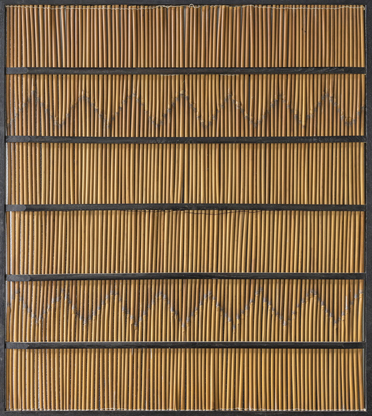 Antique bamboo panel - Photo, Image