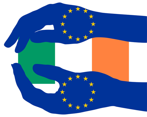 ευρωπαϊκή βοήθεια για την Ιρλανδία - Φωτογραφία, εικόνα