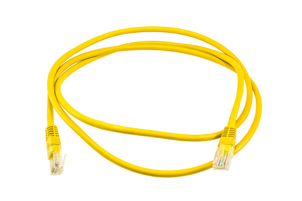 Yellow Ethernet Line
 - Фото, изображение