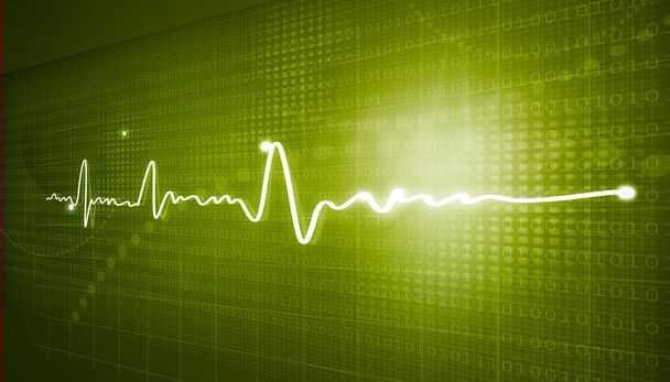 Electrocardiogram, ecg background - Photo, Image