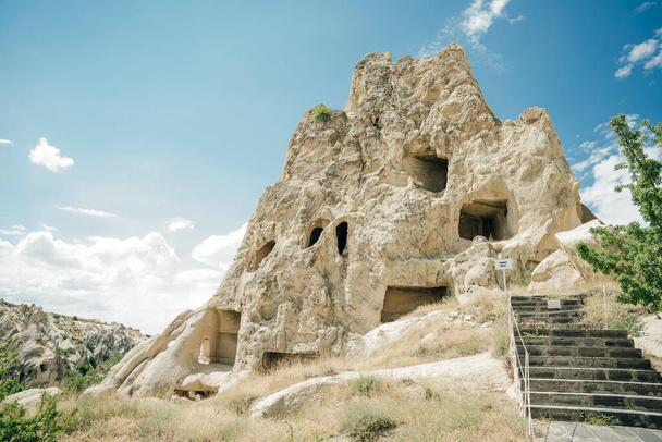 Goreme Open Air Museum in Cappadocia, turkey - dec, 2021. High quality photo - Φωτογραφία, εικόνα