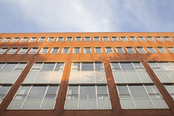 facade and red bricks of amsterdam city hall - Foto, Imagem