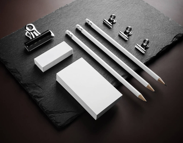 Blank stationery template. Branding mock up for designers portfolios. - Fotoğraf, Görsel
