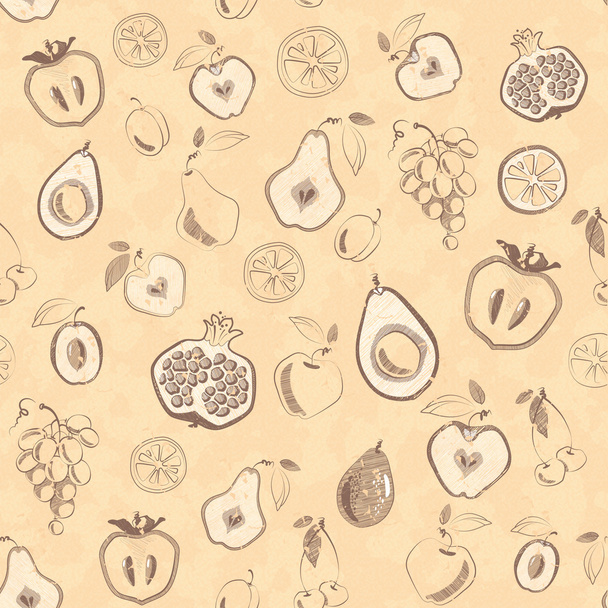 Fruit pattern - Vector, Image