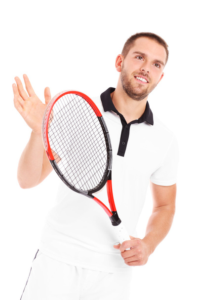 Handsome tennis player - Foto, imagen