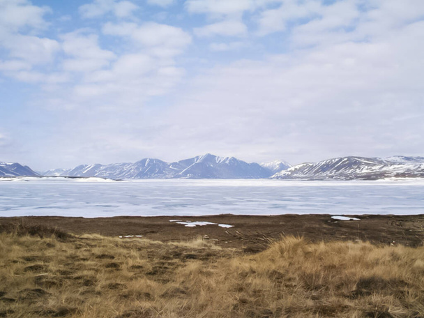 La naturaleza de Chukotka, el paisaje de Chukotka, la belleza de la naturaleza del norte
. - Foto, Imagen