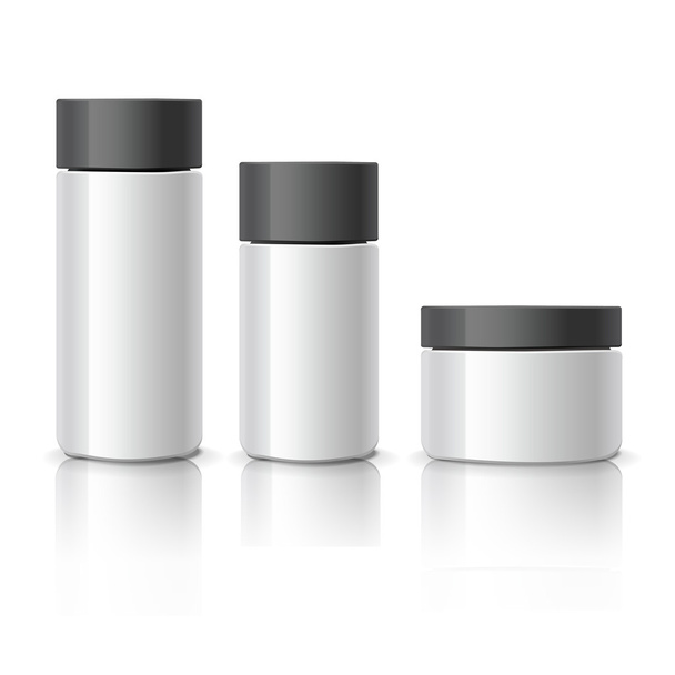 blank cosmetic containers set - ベクター画像