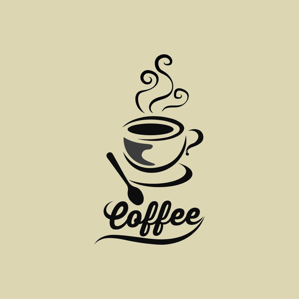 Kahvikuppi Logo malli vektori kuvake suunnittelu - Vektori, kuva