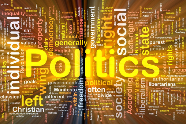 Politics social background concept glowing - Photo, Image