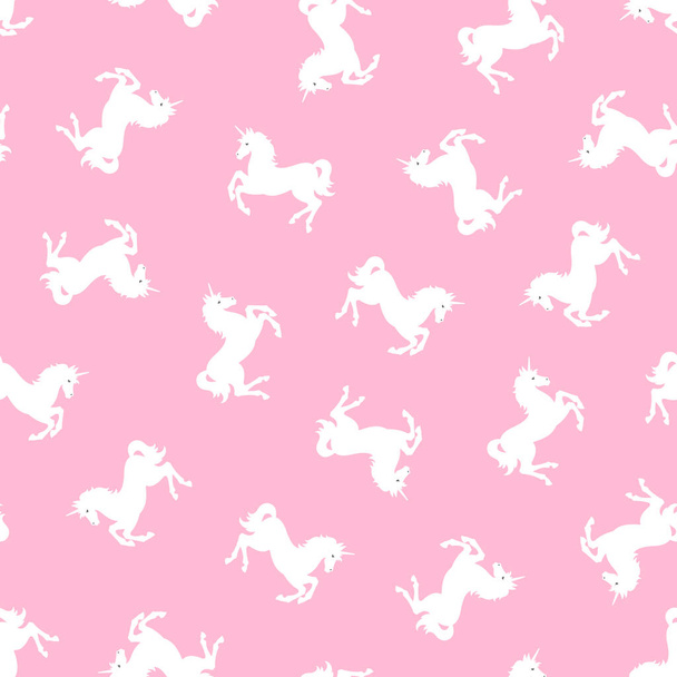Romantic rocking horse seamless pattern, - Вектор, зображення