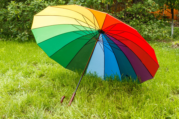 Colorful umbrella outdoors - Foto, Bild