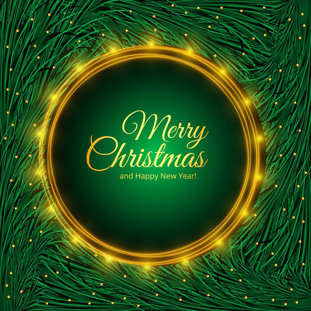 Рождественский фон для дизайна елок - Вектор,изображение