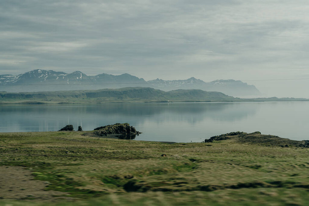 Een prachtig IJslands landschap in IJsland. Hoge kwaliteit foto - Foto, afbeelding