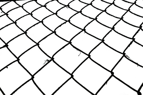 Régi, fehér alapon elszigetelt háló - Fotó, kép