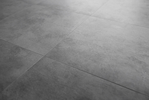 Γκρι πλακάκια γρανίτη στο πάτωμα - Φωτογραφία, εικόνα
