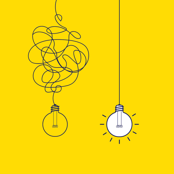 Innovation idea concept illustration - Vector, Image