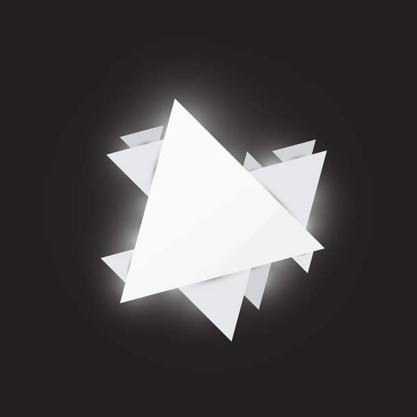 Светящиеся треугольники, абстрактный фон
 - Вектор,изображение