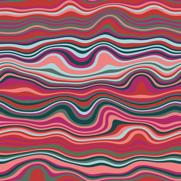 Naadloze golvende streep oppervlak patroon ontwerp voor print - Foto, afbeelding