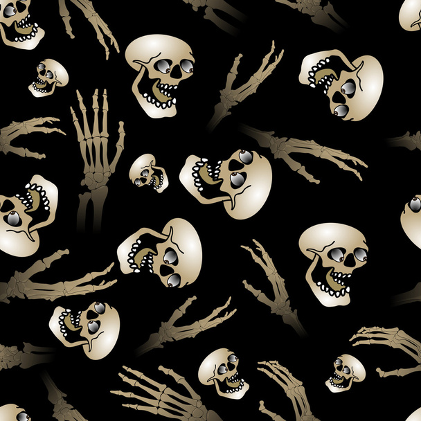 ハロウィーンのシームレスな pattern5 - ベクター画像