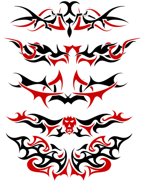 Set de tatuaje
 - Vector, imagen