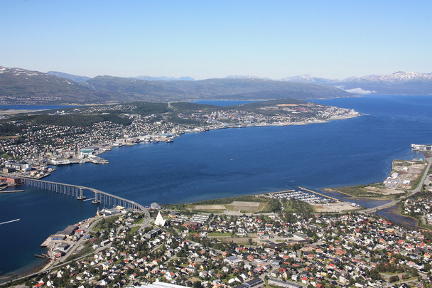 Vue panoramique de Tromso
 - Photo, image