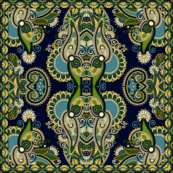 Floral tradicional ornamental Paisley Bandanna
 - Vector, Imagen