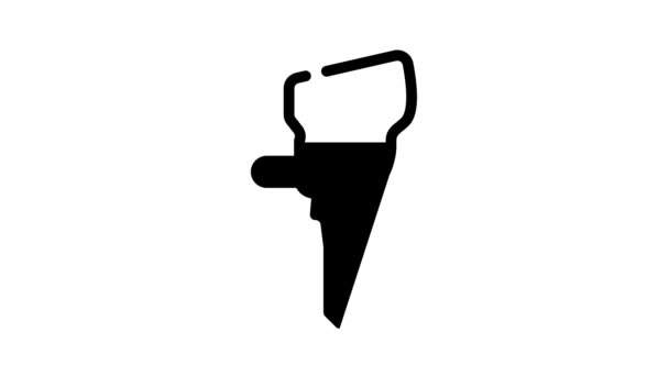 Jackhammer outil ligne icône animation - Séquence, vidéo