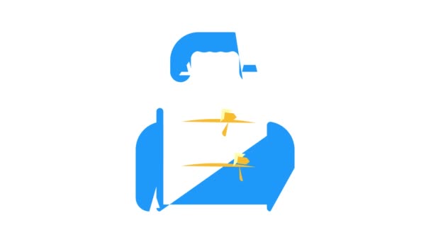 animace ikon batohu s obrázkem - Záběry, video