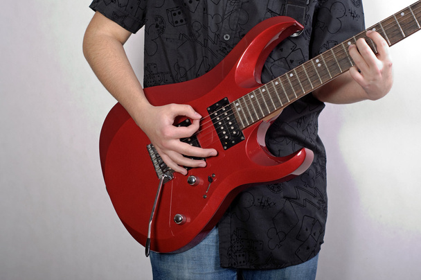 Gitarzysta - Zdjęcie, obraz
