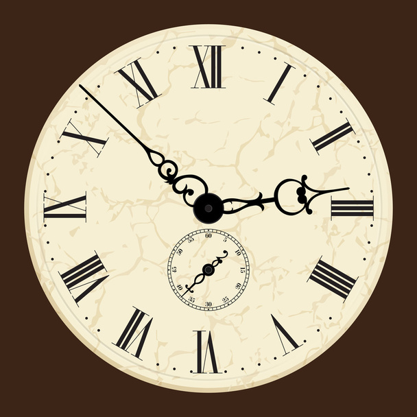 Velho relógio
 - Vetor, Imagem