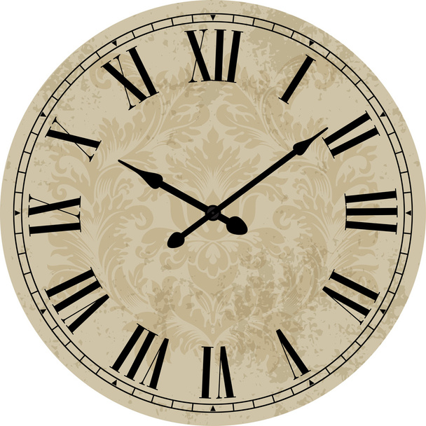 Old clock - Vector, Image
